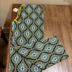NWT Vera Bradley Cambridge PJ Pant Ikat Print Medium.
